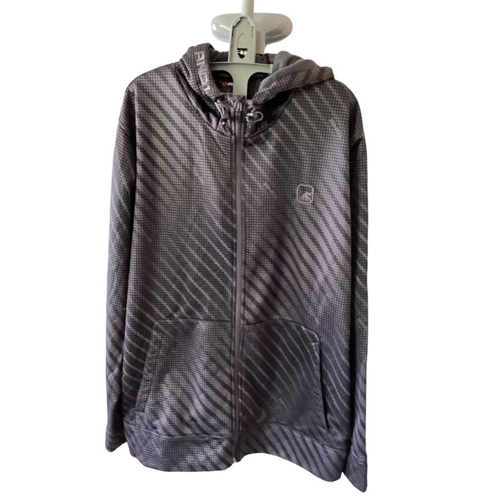 ANDI Zip Up Heavy Hooded Jacket Front Pockets Size XL